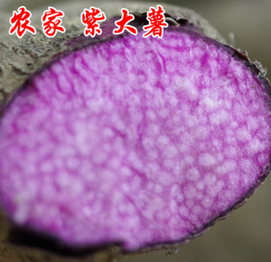 多省包邮广东紫山药紫大薯新鲜挖农家毛薯紫色山药淮山薯5斤装