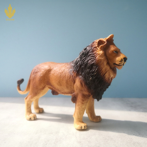 狮子仿真动物玩具实心出口大号软胶模型摆件小男孩男生6-13岁猫科