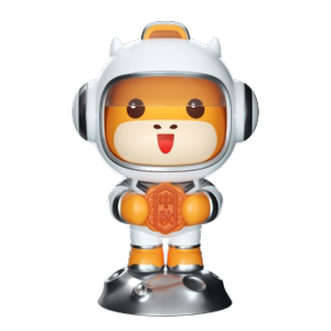 富途中秋特别 全新宇航员 太空牛牛 积分兑换 公仔 手办 官网直邮