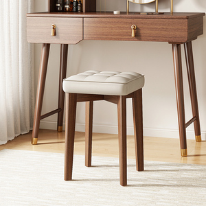 梳妆凳女生卧室家用化妆凳现代简约轻奢板凳网红化妆台凳子椅子