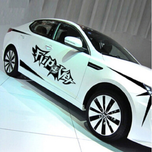 子浩汽车创意拉花车身装饰贴腰线改装贴纸个性装饰贴两侧套装遮盖