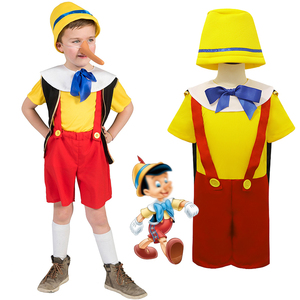迪士尼Halloween舞台长鼻子匹诺曹儿童cosplay木偶奇遇记表演服装