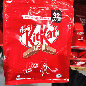 上海山姆 奇巧kitkat 威化巧克力 澳大利亚进口544g独立小包装