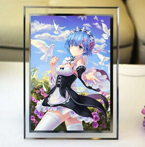 动漫卡通木质七寸相框相架木板画鬼灭雷姆天官二次元相框版画0人付款