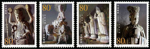 2002-13大足石刻邮票编年票全新全品收藏保真旅游收藏品纪念套票