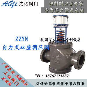 ZZYN型自力式双座压力调节阀 双阀芯大流量，主管道专用调压阀