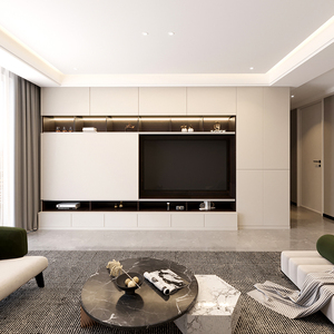 卧室电视柜衣柜组合