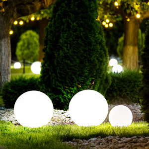 太阳能圆球灯户外庭院灯防水草坪球灯景观亮化园林装饰球形地灯