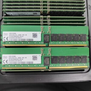 镁光 海力士32g ddr5 2rx8 pc5-4800b ecc reg rdimm服务器内存条