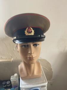 前苏联1980年代制m69陆君炮兵装甲兵士并常礼服大檐帽57厘米头围