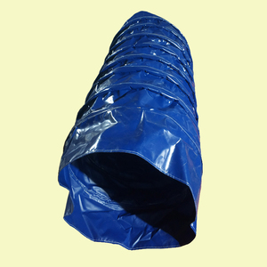 水泥散装机伸缩布袋定做加厚工业帆布防雨布吊环式防尘卸料布袋