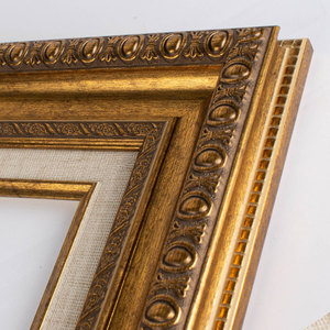 金色复古油画外框条可定制任意尺寸做旧金搭配内衬可装裱镜子KT板