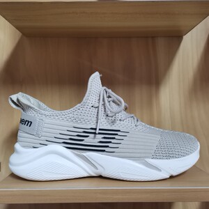 恒亿运动鞋男式秋季飞织透气一脚蹬懒人休闲椰子跑步鞋断码特价