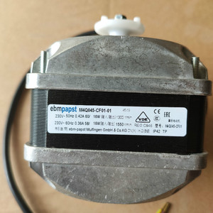 德国ebmpapst罩极电动机 M4Q045-CF01-01 60W16W冰柜风机冰箱电机