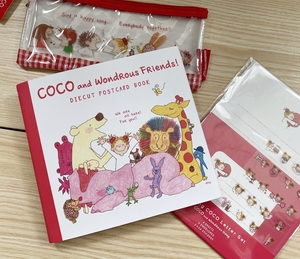 蘑菇屯 日本进口 greeting life coco酱女孩明信片画册 绘本书