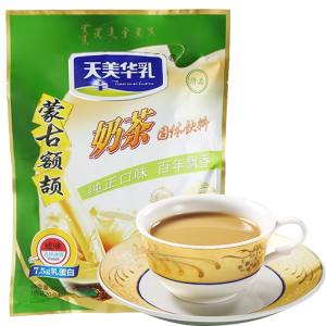 4袋包邮内蒙古特产天美华乳额吉奶茶粉400g咸味甜味独立装