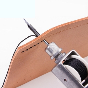 皮革手缝器针修鞋皮革锥针皮具手工缝线器缝鞋补鞋工具钩针锥子机