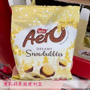 英国nestle aero雀巢气泡薄荷/牛奶/焦糖夹心巧克力108g零食2人付款