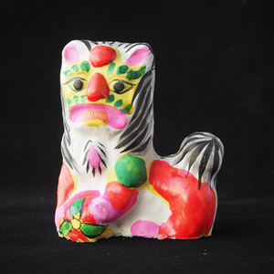 玉田泥塑小狮子儿时玩具民间手工艺品非物质文化遗产唐山特产