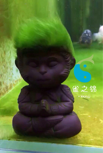 930人付款天猫绿藻球虾粮鱼缸水族箱懒人造景青藻绿丝绒水藻球鱼虾