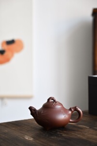 清趣斋 乳竹壶 徐英紫砂壶全手工新作 活水紫泥280cc 收藏请询价