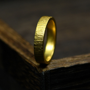 古法手工黄金戒指纯手工