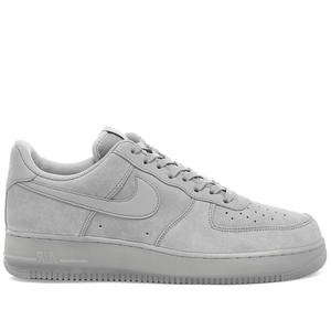 nike air force 1 af1 空军一号 灰色麂皮男女休闲板鞋bq4329-001
