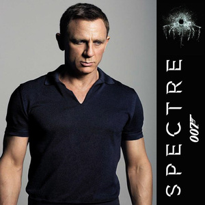 007幽灵党同款v领短袖珠地棉polo衫tomford马球t恤邦德针织短袖夏