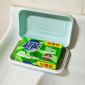 有盖大肥皂盒长款洗衣皂皂盒大尺寸肥罩回皂盒适用超能雕牌肥皂盒