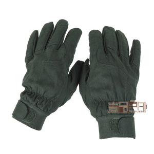 正品内手套军绿色超纤皮全指加绒冬季保暖户外骑行CS战术内手套