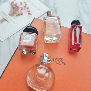 现货包邮hermes爱马仕迷你q版香水4件礼盒套装twilly橘彩星光血色