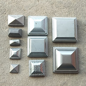 铁艺配件 方管装饰盖 管盖 盖帽 顶盖 盖子 堵头 护栏配件 管帽