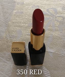 现货美国雅诗兰黛口红唇膏倾慕350紫调玫红色保湿滋润显白赠唇笔