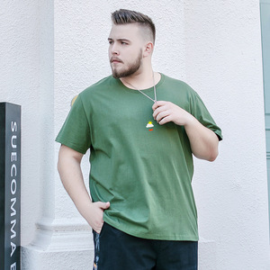 胸1578xl特大码男短袖t恤超大号半袖胖人加肥胖佬300斤穿运动汗衫