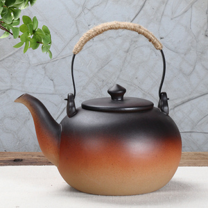 窑变大容量煮茶壶家用明火煤气炉烧水壶带内胆茶漏陶壶电陶炉茶壶