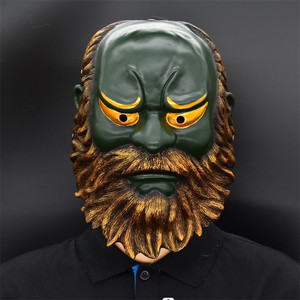 火锅英雄面具西游记沙僧脸谱沙和尚树脂面罩三师兄装扮万圣节派对