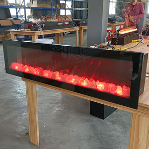 定制水晶石3d仿真火焰壁炉芯装饰假火定做观赏电子led灯炉芯客厅