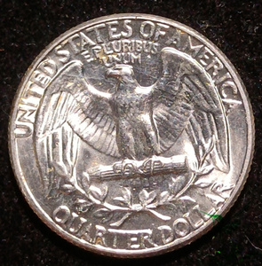 美国1964年25美分银币 外国金属硬币钱币外币收藏品409