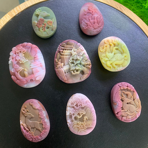 天然盐源玛瑙吊坠