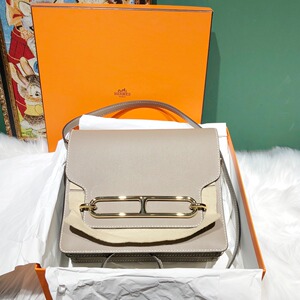 爱马仕roulis23猪鼻子单肩包斜跨小方包时尚奢侈品包包女士包包