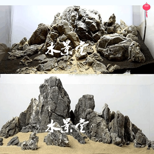 鱼缸装饰 青龙石套餐 沉木巴西沉木树成木造景 沉木莫斯