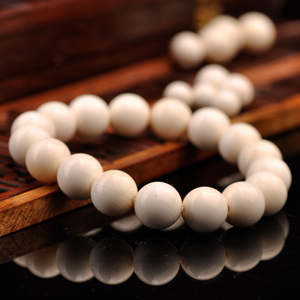 天然猛犸象牙手链男女款单圈猛犸牙手串 文玩饰品时尚饰品礼物