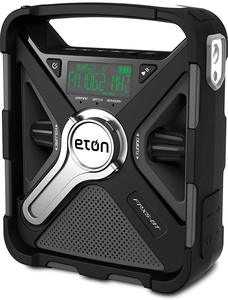 美国进口Eton AM/FM紧急收音机带手摇发电太阳能蓝牙手机充电现货