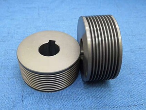 专业定做多楔轮 多楔带轮加工 pj pl pm pk ph工业皮带轮碳钢推荐