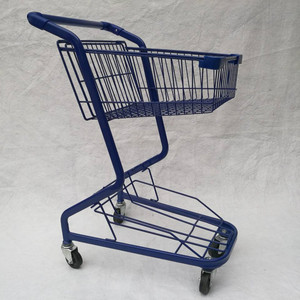 双层提篮购物车