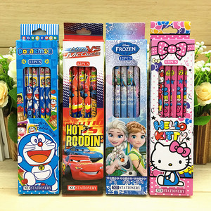 韩国文具幼儿园卡通HB环保木铅笔12支装铅笔学生学习用品礼物奖品