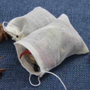 无纺布袋子中药煎药袋10*25卤料包隔渣纯棉纱布煲汤泡酒布袋袋