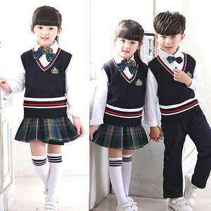 男学院风英伦风一年级校服套装小学生秋冬季韩国儿童大合唱服园服
