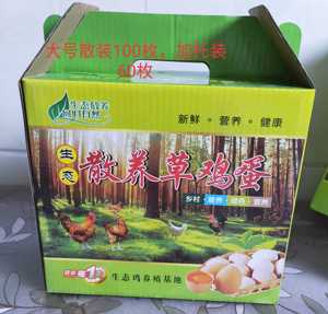 10斤鸡蛋纸箱草鸡蛋盒子土鸡蛋箱子现货包邮厂家定制