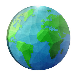 创意地球世界装饰画圆形玄关画客厅背景墙壁卧室床头无框挂画地图